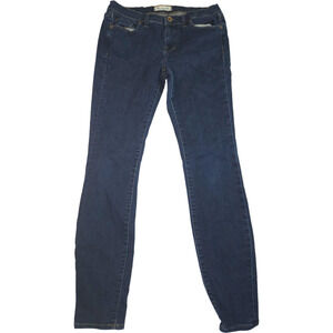 Madewell Womens 29 x 32 Denim Blue Jeans Dark Wash Mid-rise Skinny Pants